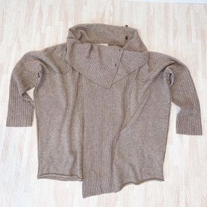 Brochu Walker Cashmere Blend Wrap Cardigan L